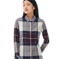 Ws Moorland Shirt Cloud / Black Cherry - Beau Outfitters