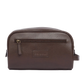 Barbour Leather Washbag Dk. Brown - Beau Outfitters