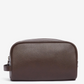 Barbour Leather Washbag Dk. Brown - Beau Outfitters