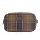 Barbour Classic Tartan/Leather Washbag - Beau Outfitters