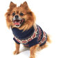 Case Fair Isle Dog Jumper Cranberry - Beau Outfitters