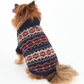 Case Fair Isle Dog Jumper Cranberry - Beau Outfitters