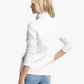 Ws Kelsea Quilted Pullover Hthr Star White - Beau Outfitters