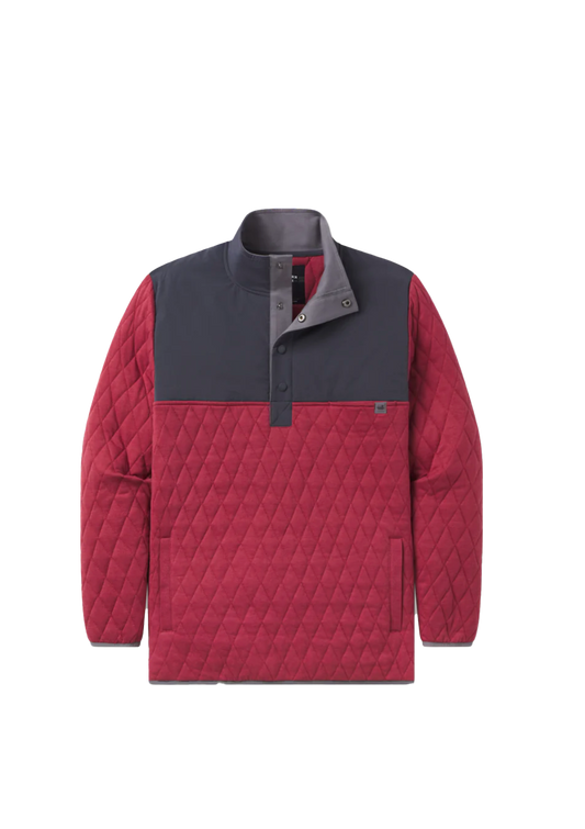Bighorn Quilted Pullover Crimson