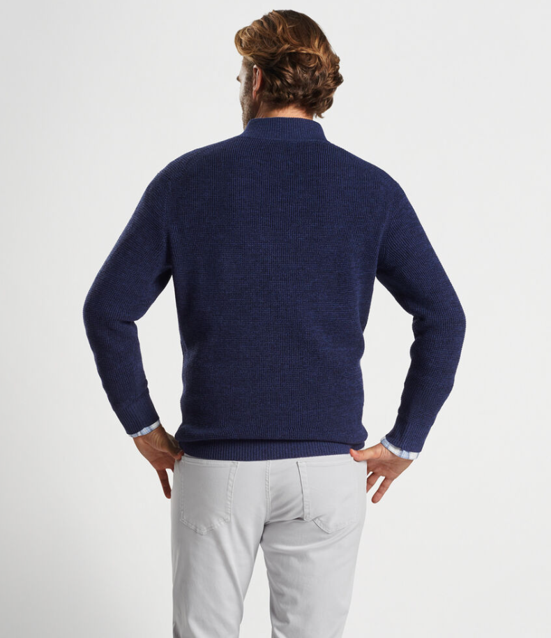 Kitts Twisted 1/4 Zip Navy