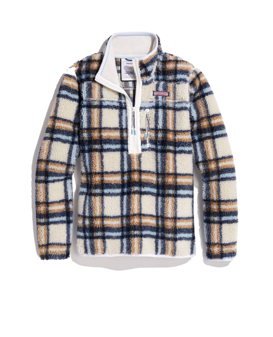 Ws Plaid Supershep Pullover Marshmallow