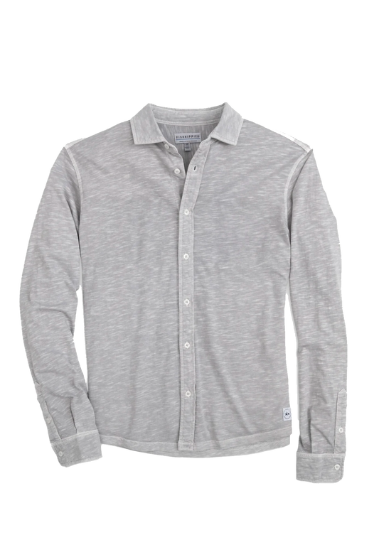 Balao Knit LS Sport Shirt Steel Grey