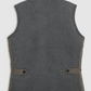 Dexter Faux Suede Vest Mocha - Beau Outfitters