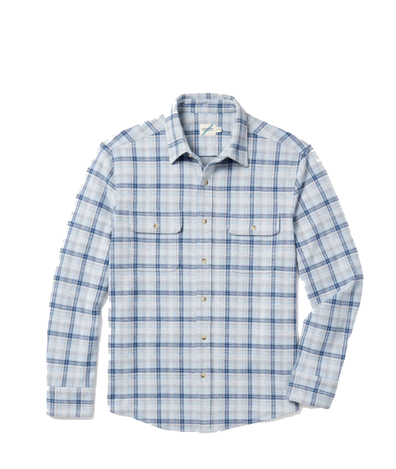 Dunewood Flannel Breezy Blue Buffalo - Beau Outfitters