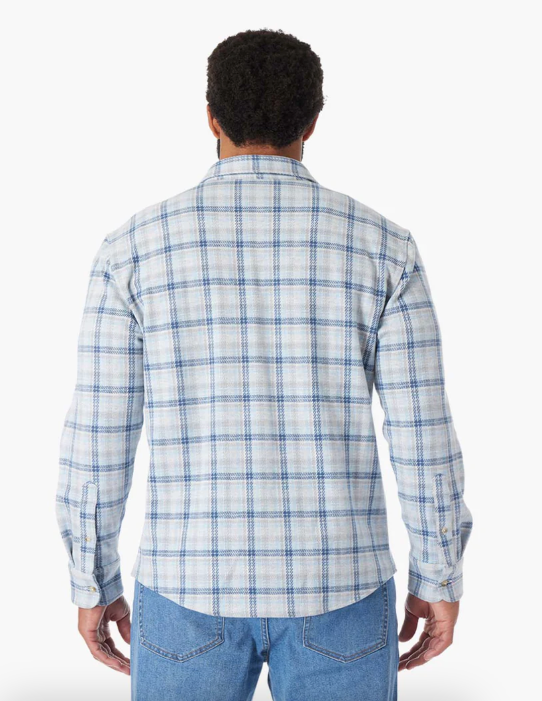 Dunewood Flannel Breezy Blue Buffalo