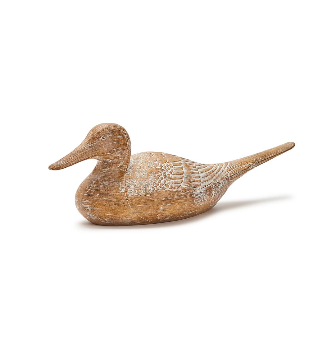 Hand Carved Duck Decor
