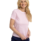 Ws SunFarer Stripe Crew Neck Tee Conch Shell - Beau Outfitters