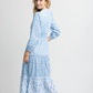 Ws Blaire Garden Maxi Dress Clearwater Blue - Beau Outfitters