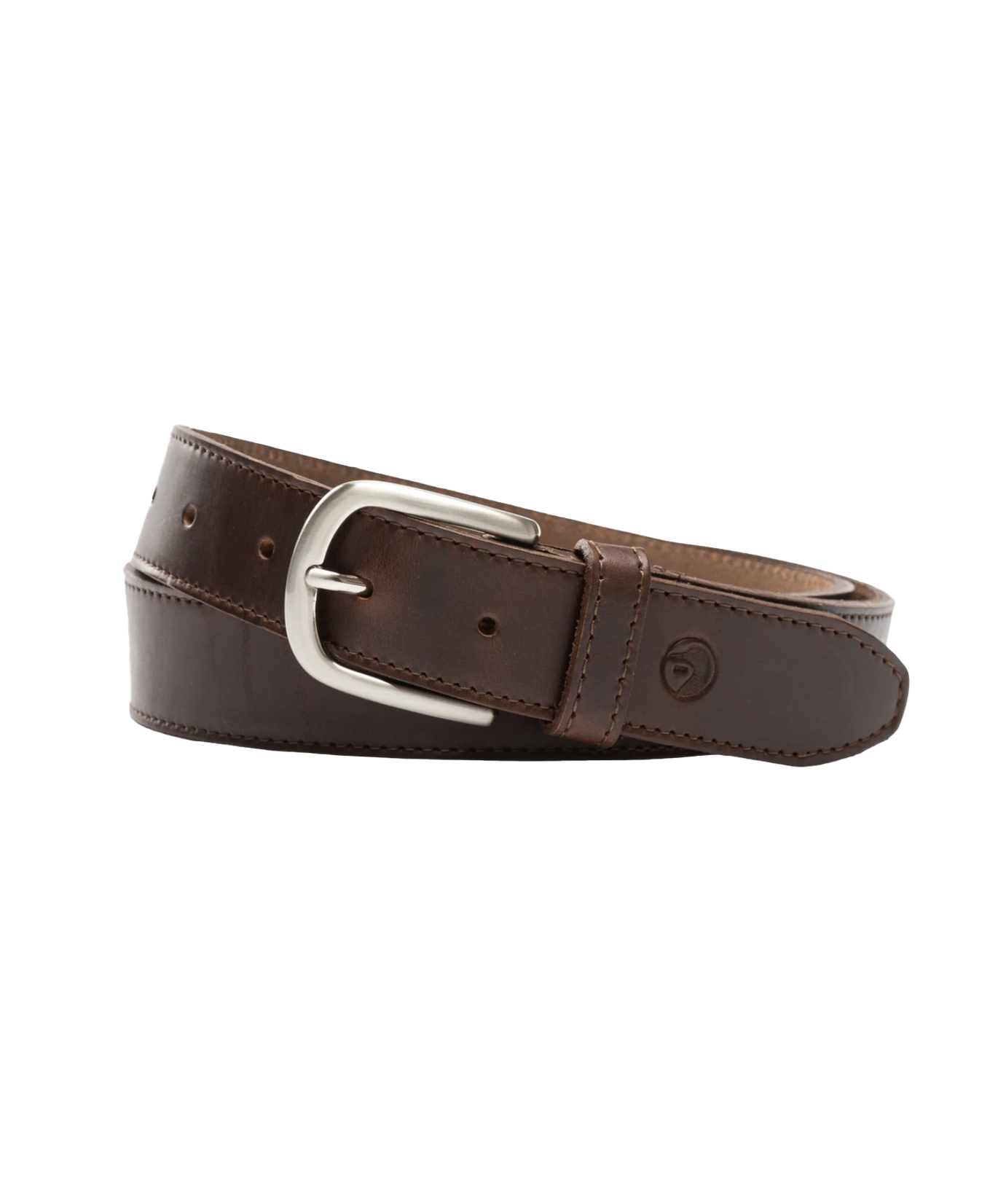 DH Leather Belt Nickel Buckel