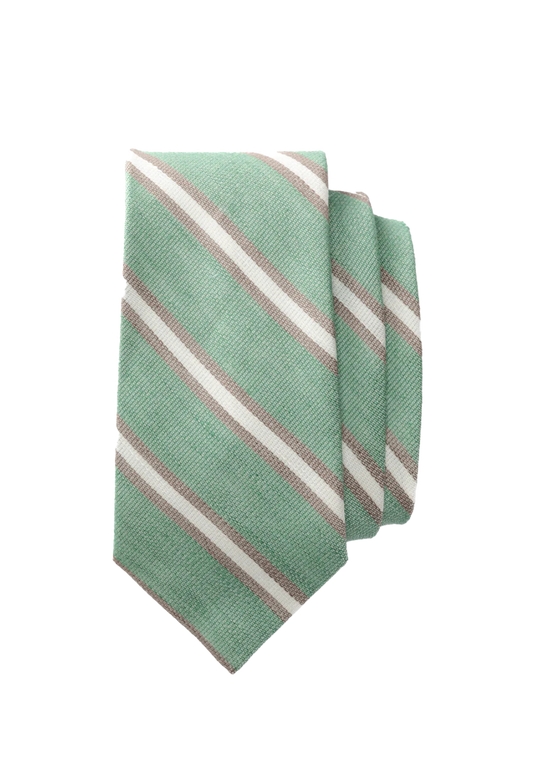 DH Stripe Tie Tidal Green