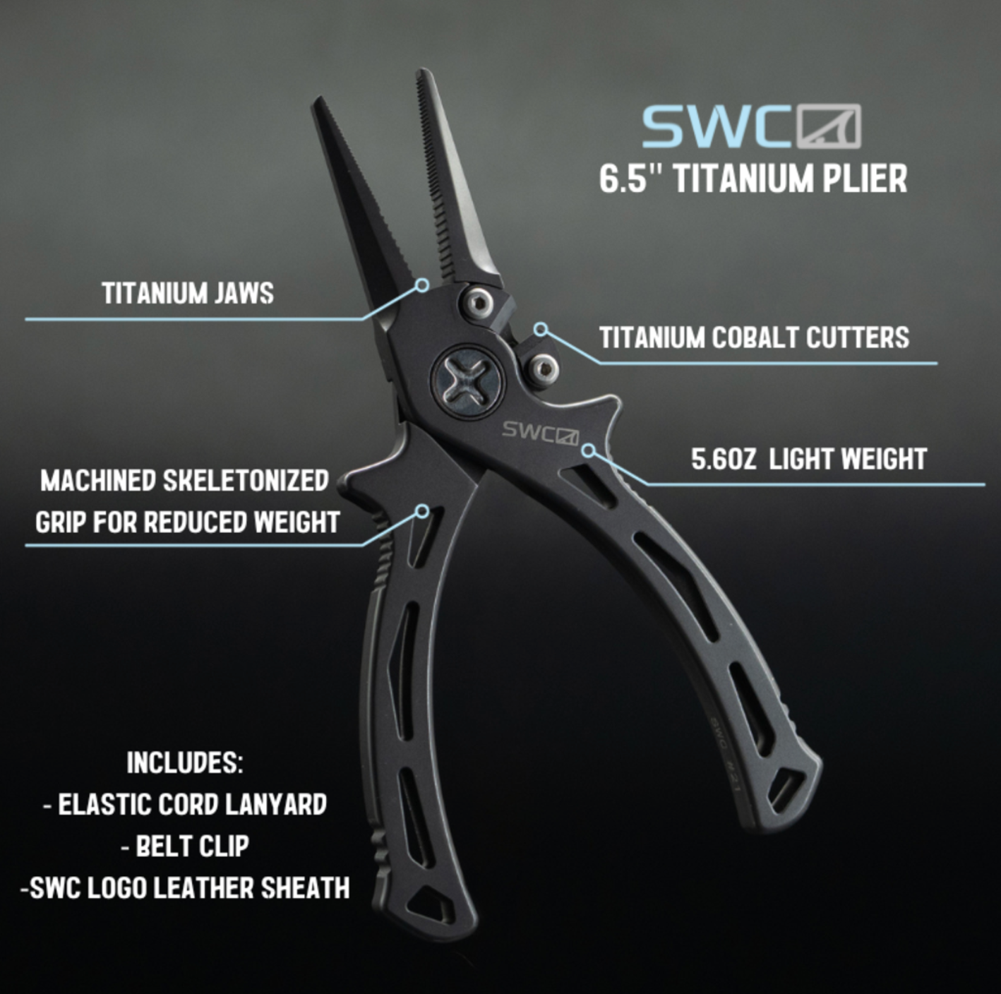 SWC 6.5" Titanium Pliers