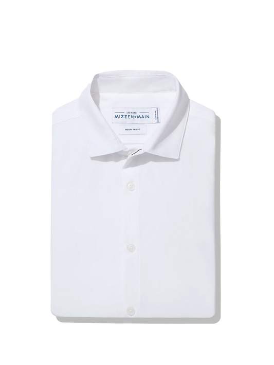 Leeward Classic Fit Tux Dress Shirt White