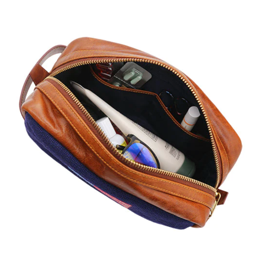 Andes Gaucho Needlepoint Toiletry Bag