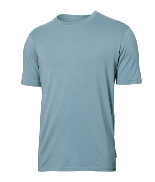 Cooling Cotton SS T-Shirt Clay Blue