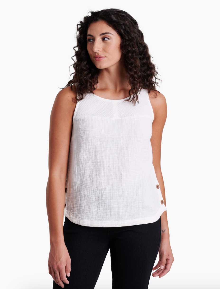 Ws Klover Tank White - Beau Outfitters