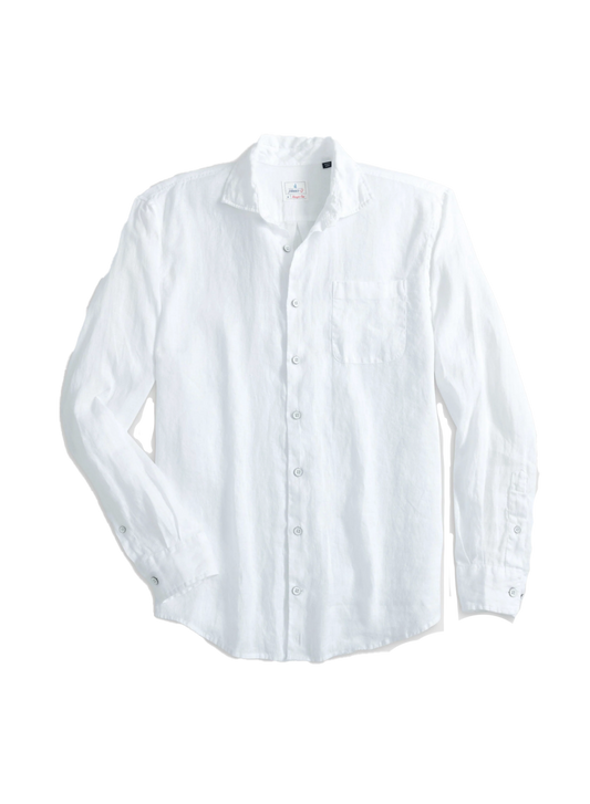 Emory Linen Shirt White