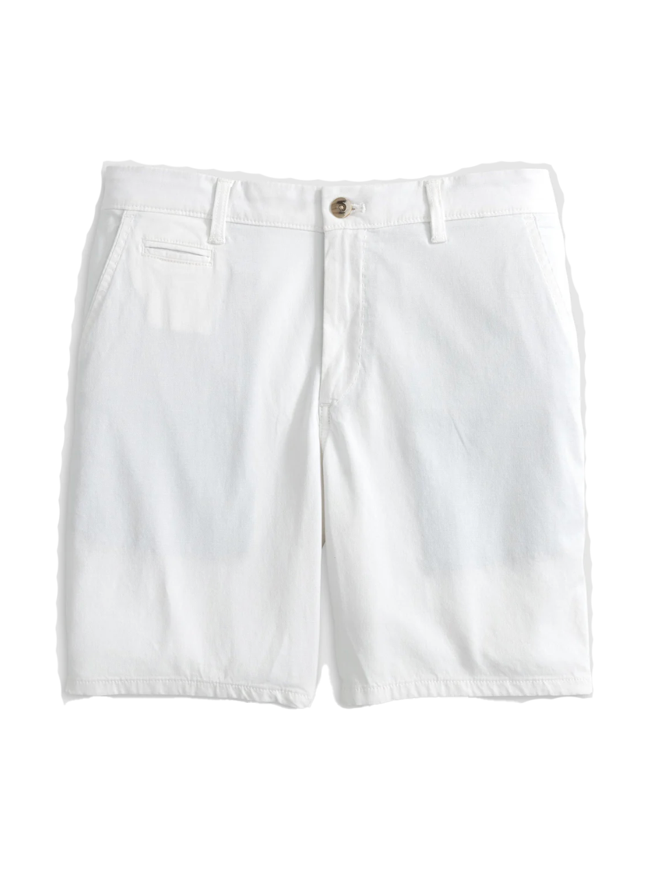 8" Nassau Cotton Blend Shorts White