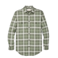 Twin Lakes LS Sport Shirt Green/Gray Plaid - Beau Outfitters