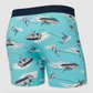 Ultra Boxer Brief Sharkski Turq - Beau Outfitters