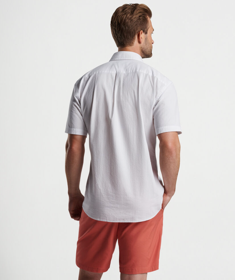 Seaward Seersucker SS Shirt White