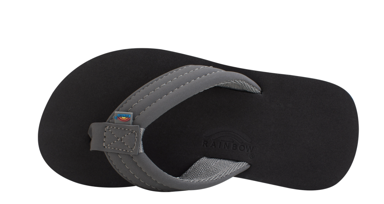 Youth Grombows Rubber Sandal Dk Grey