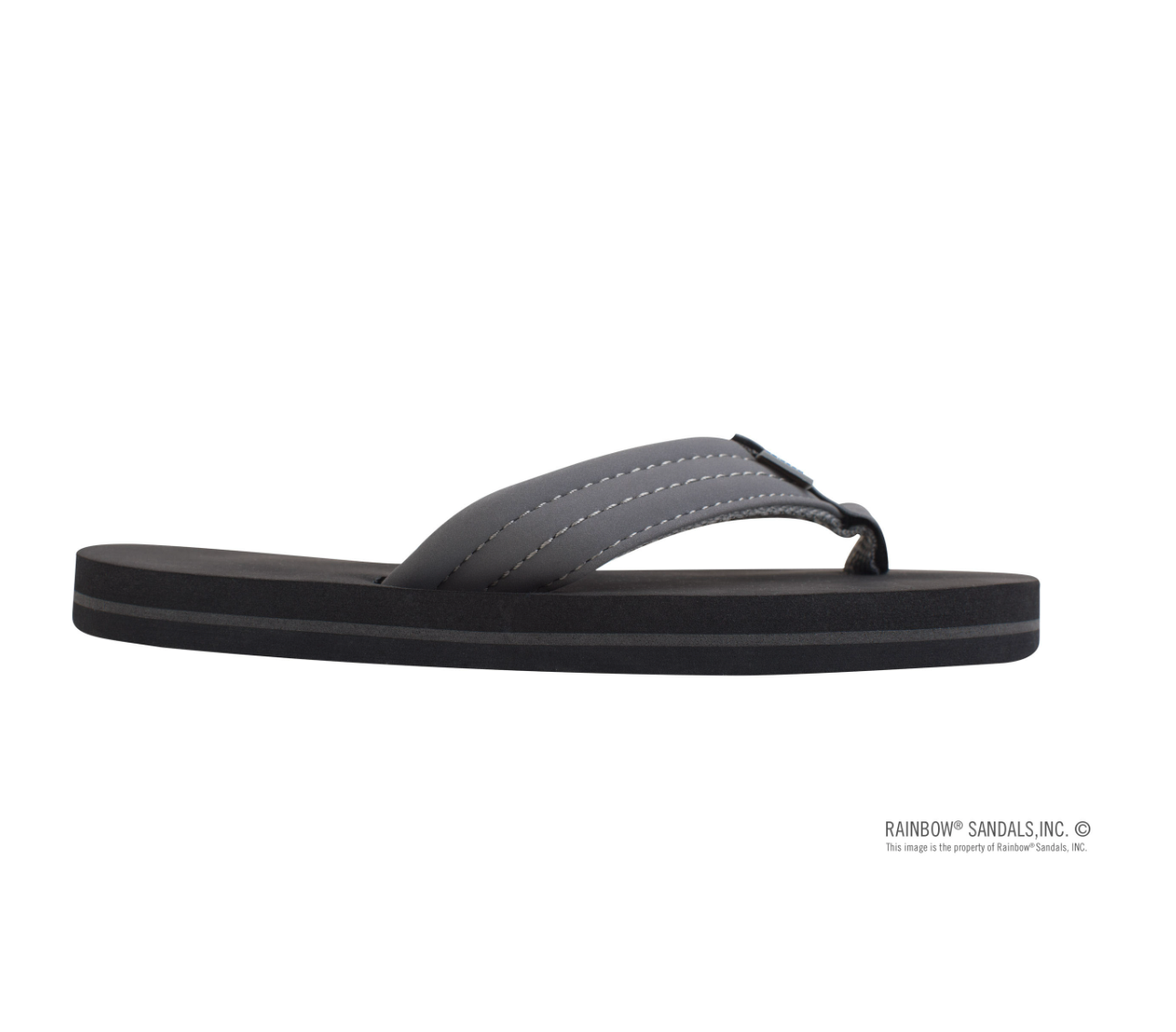 Youth Grombows Rubber Sandal Dk Grey