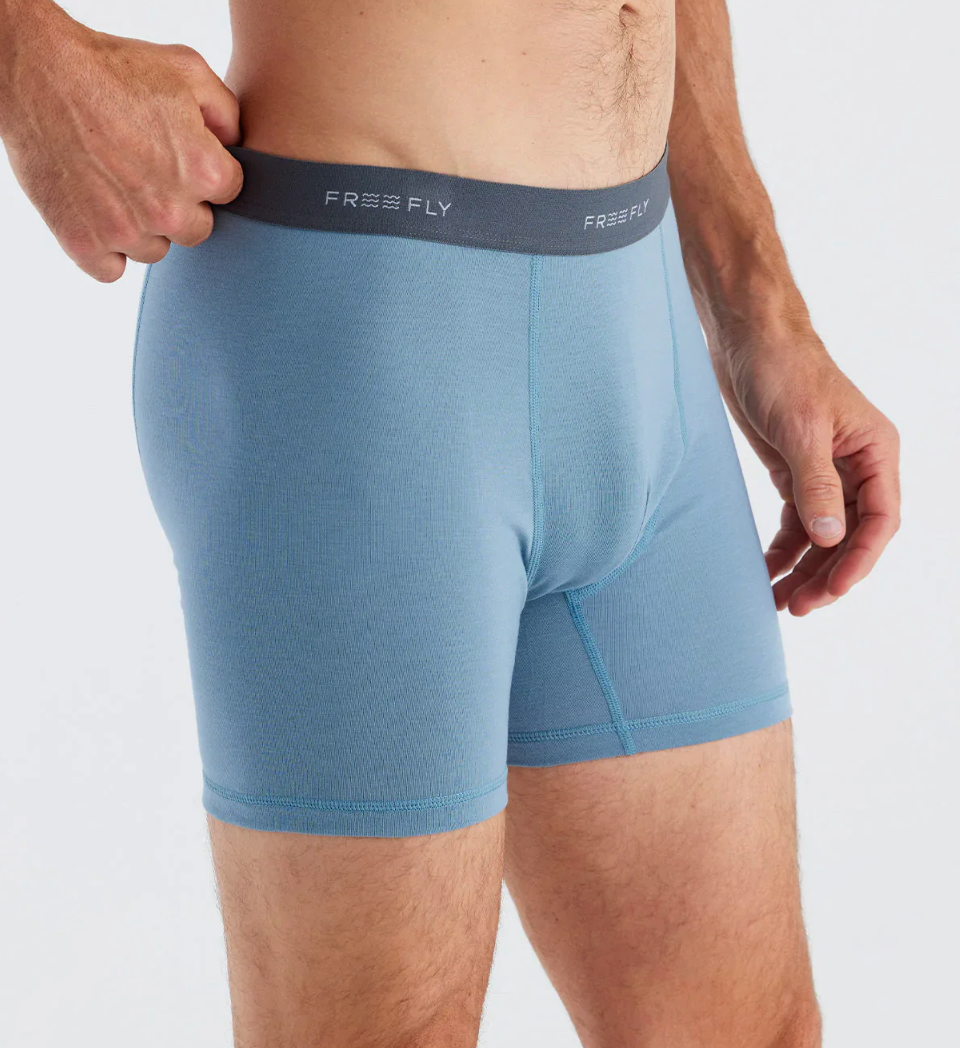 Elevate Boxer Brief Blue Fog