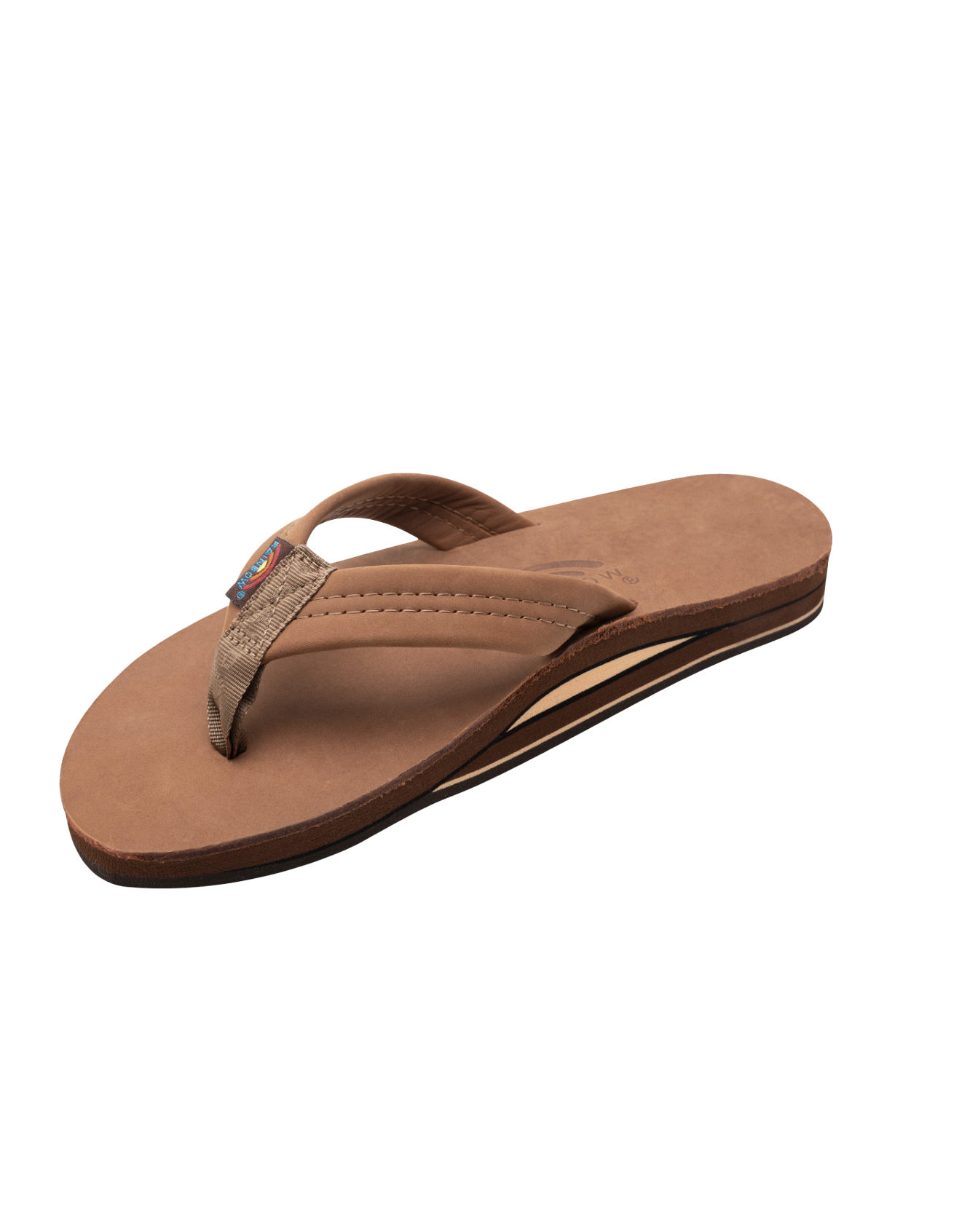 Premier Leather Double Layer Sandal Redwood - Beau Outfitters