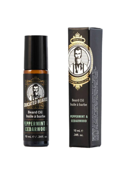 Beard Oil 10mL Peppermint & Cedarwood