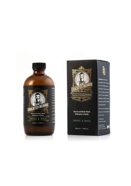 Beard & Body Wash 8.5 fl oz Bergamot Smoke And Moss - Beau Outfitters