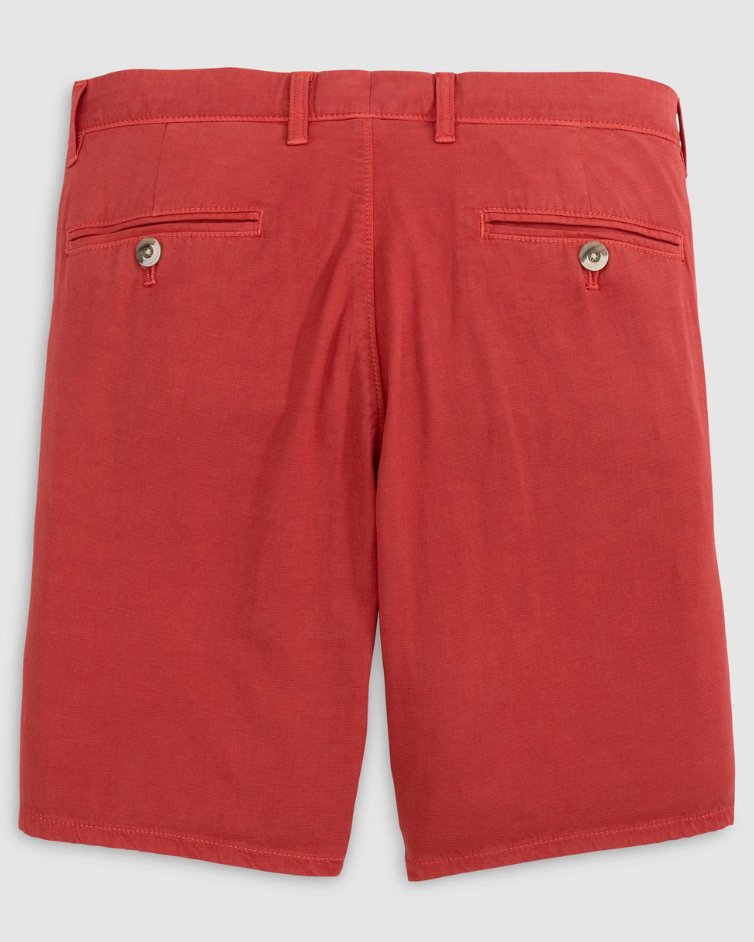 8" Nassau Cotton Blend Shorts Maliblu Red