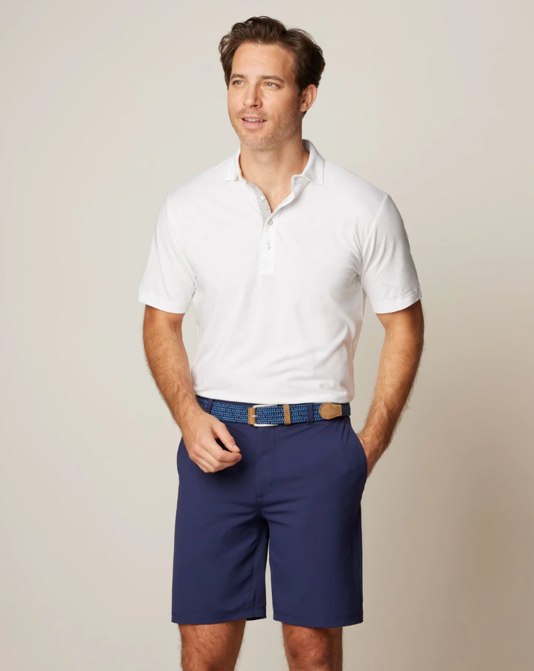 Linxter Cotton Blend Polo White - Beau Outfitters