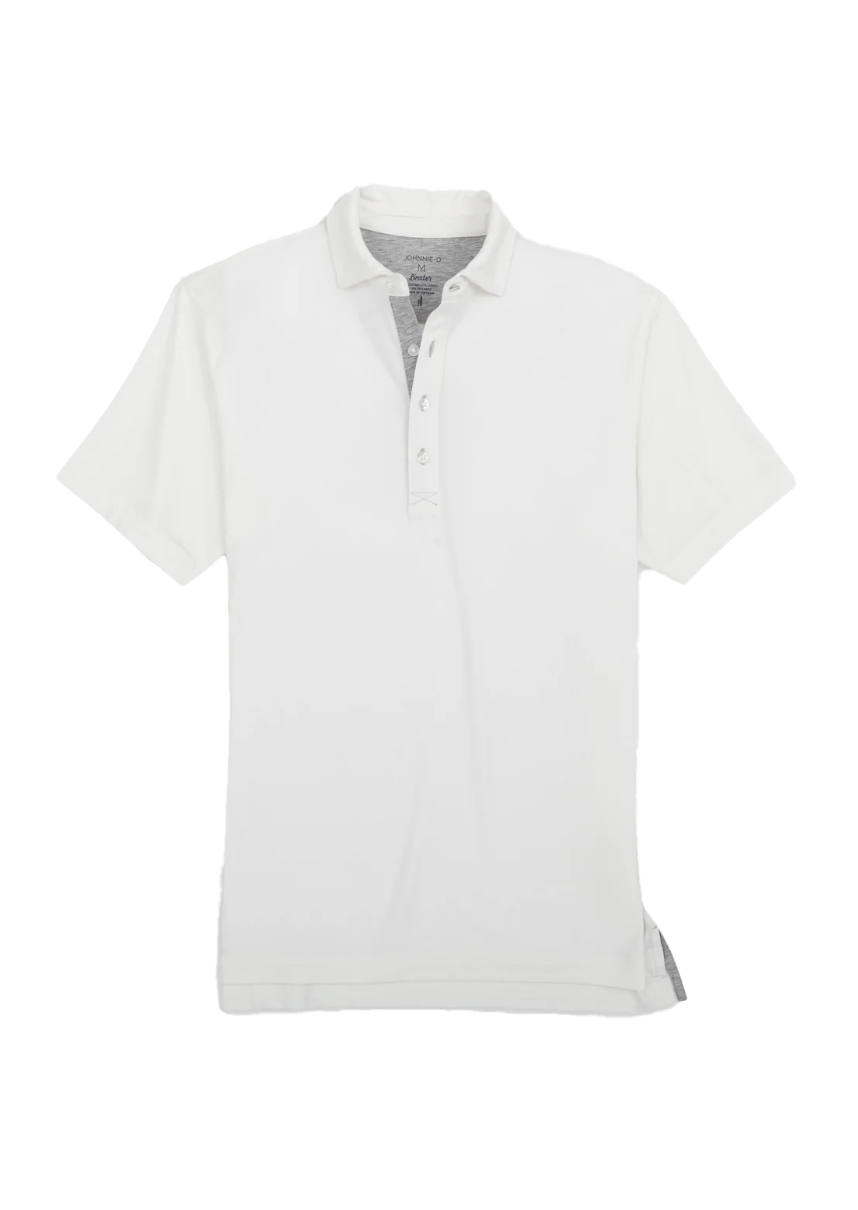 Linxter Cotton Blend Polo White - Beau Outfitters