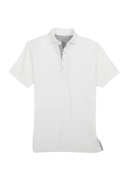 Linxter Cotton Blend Polo White - Beau Outfitters