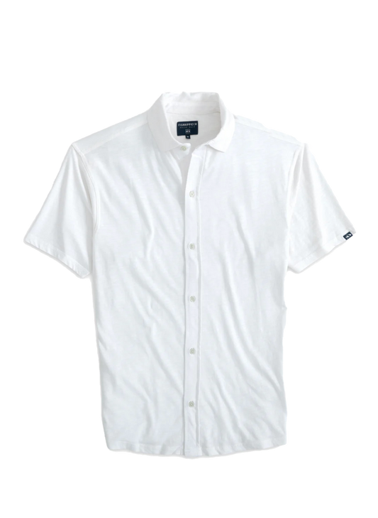 Balao Knit SS Sport Shirt White