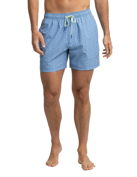 6" Casual Water Swim Trunk Coronet Blue - Beau Outfitters