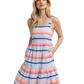 Ws Linsey Set Sail Stripe Dress Conch Shell - Beau Outfitters