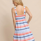 Ws Linsey Set Sail Stripe Dress Conch Shell - Beau Outfitters