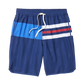 8" The Anchor Swim Short Navy Nautical Stripe - Beau Outfitters