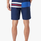 8" The Anchor Swim Short Navy Nautical Stripe - Beau Outfitters