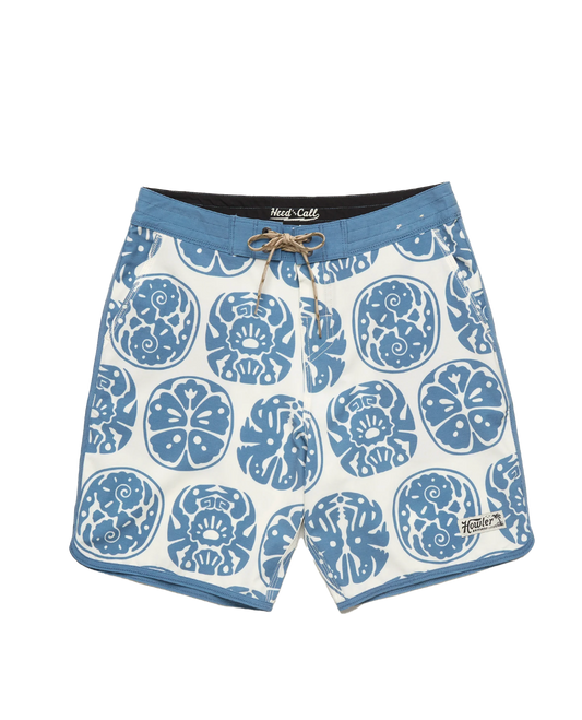 18.5" Bruja Boardshorts Sea Idols Bone White - Beau Outfitters