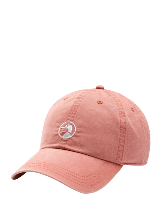 Embroidered Duck Twill Hat Sunkist Red - Beau Outfitters