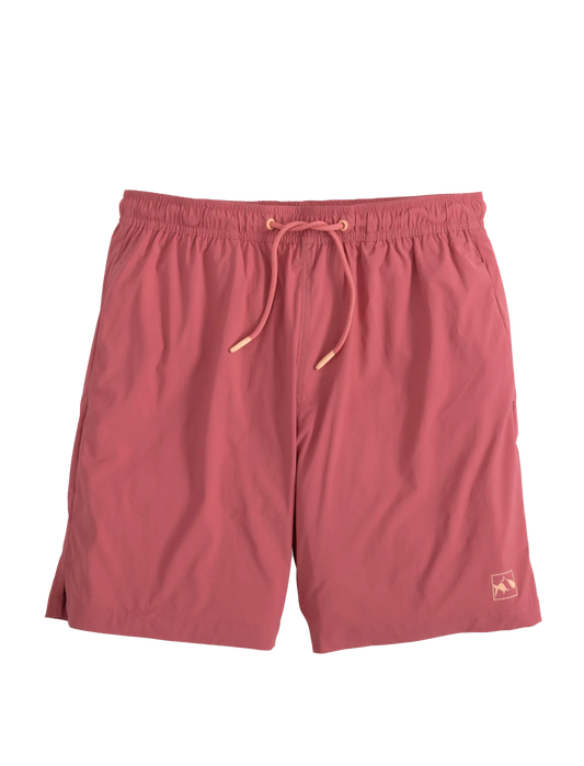 6" Volley Swim Trunk Lobster - Beau Outfitters