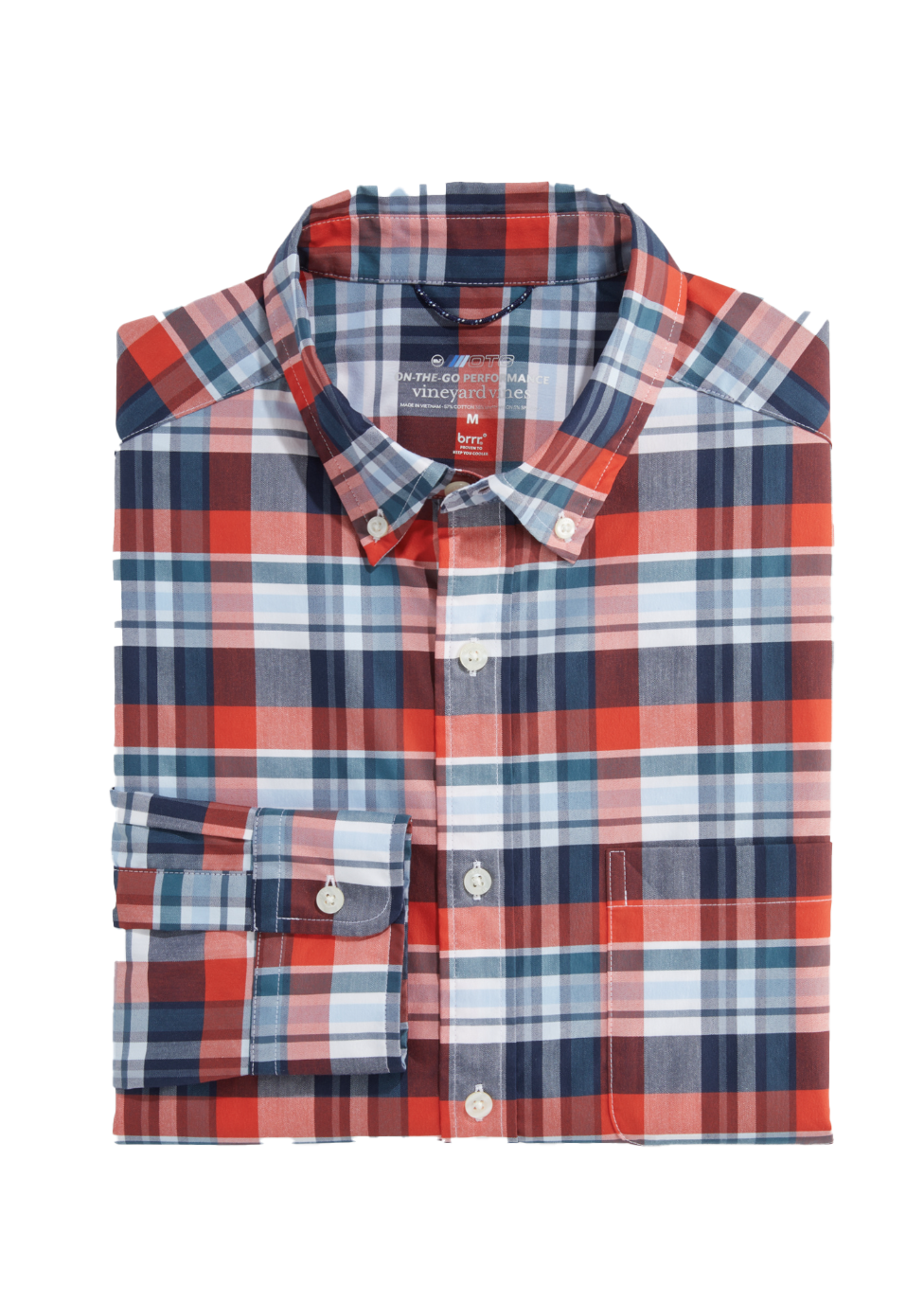 Plaid OTG Brrr Shirt Flame