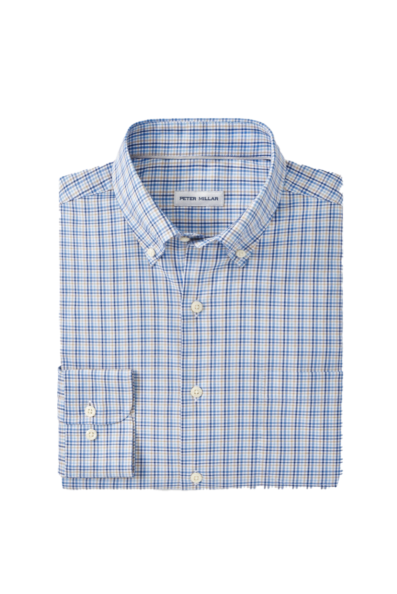 Cutler Lite Cotton Sport Shirt Navy - Beau Outfitters